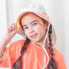 A20511 키블UV망토 썬햇 수영 자외선차단 물놀이 모자 버킷햇 벙거지 (3~8y)