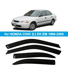 정시출고 품질보증 혼다 시빅 세단 EJ/EK/EM 1996 1997 1998 1999 2000 윈도우 바이저 바람막이 레인 가, 01 for SEDAN 1996-2000