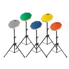 발통마켓 드럼패드 연습 패드 연습용 스틱 스탠드 8인치, 드럼스틱, 1개