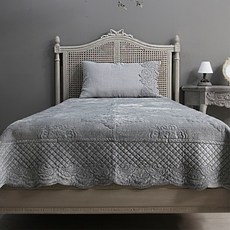 마메종 제인 스프레드 극세사 침대패드 - 그레이 (2가지사이즈)