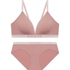 게스 샤이닝 실버밴디드 브라렛 팬티세트GCWBR142PK