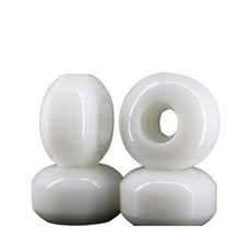52*32mm 스케이트보드 하드 휠 고급형 트릭 주행 슬라이드 알리, 화이트(4개)