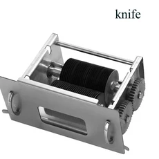 고기 절단기 슬라이서 자동 야채 가정 및 상업용 다지기, 01 220V, 02 15mm, 01 Knife
