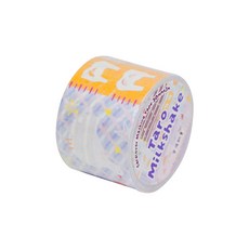 디어플레이스 패치워크 마스킹테이프 다꾸 스티커 30mm x 3m, 1개, 3 타로 밀크쉐이크