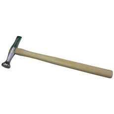 圓夢補給站 板金用白金大頭鎚(直) 鈑金鎚 板金錘 專業級高碳鋼鍛造 人體工學握柄, 1個