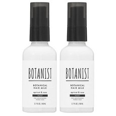 BOTANIST & 80mL [세트] 보타니스트 보타니컬 헤어 밀크 모이스트 살구 로즈 2개