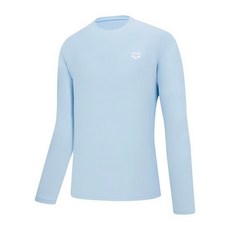 [백화점 정품] 아레나 코어 레귤러핏 롱슬리브 래쉬가드 A6BM1RR43 SBL ( 택가격과 다를 수 있습니다)