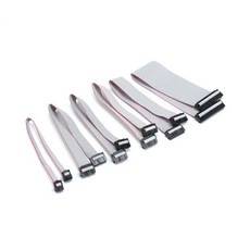 2PCS 2.54MM 회색 플랫 리본 데이터 케이블 피치 FC-6/8/10/14/16/20/26 핀 30CM JTAG ISP 다운로드 케이블, 04 2X20 40P