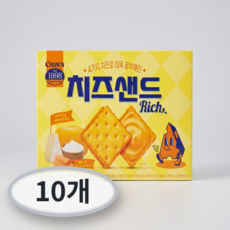 크라운 치즈샌드 리치, 10개, 180g