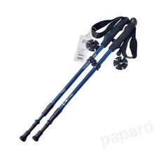 K2 케이투 3단 등산스틱 튼튼하고 내구성 좋은 두랄루민, 블루