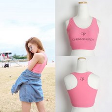 핑크 탑 래쉬가드 mel+309CR