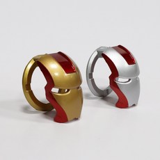 아이언맨 스타트버튼 커버 메탈 자동차 시동버튼, 1개, 오리지날 골드