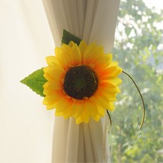 마을회관 음식점 해바라기 커튼 집게2P 커튼고정 커텐집게 침실