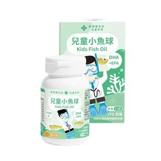 藥師健生活 兒童益生菌維生素D3小魚球滴劑 活菌 蒼藍鴿推薦 兒童營養補充品, 1個, 兒童小魚球45顆, 45顆