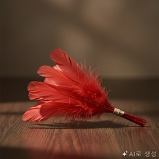한이용품1 깃털 인조 장식 드림캐쳐재료