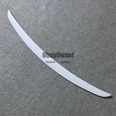 재규어 XJ XJL 카본 트렁크 스포일러 자동 뒷윙 11-20년 호환, 미도색ed Primer