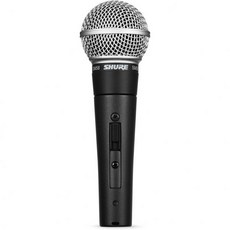 SHURE 슈어 다이나믹 유선마이크 SM58-LCE ON/OFF 스위치 없음 녹음 방송 게임, Thermal, 유선, With switch/ 마이크 stand screws