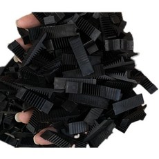 臺南出貨 玻璃壓緊片 卡扣 玻璃塑料固定 鋁合金安裝門窗斷橋插片墊片夾托配件 Y 6 A, 1個, 卡扣1000個