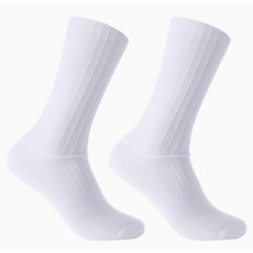 Dou bao Aero.pro.socks空力襪(豆包團合作開發)單車/鐵人三項/公路車/透氣/輕薄/白色, 1個, S