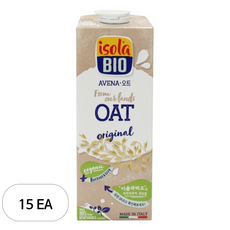 이솔라비오 유기농 귀리음료, 1L, 15개