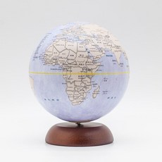 精緻地球儀，木質底座，地理學習裝飾品，探索世界, 復古紫