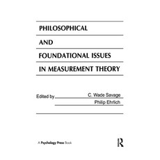 (영문도서)Philosophical and Foundational Issues in Measurement Theory Hardcover, Psychology Press, English, 9780805807264