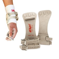 Reisport 남성용 하이 바 체조 그립 - 체조 바용 프리미엄 가죽 핸드 그립 - 고급 체조 선수를 위한 체조 장비 및 액세서리, 더블 버클, XXS (00)