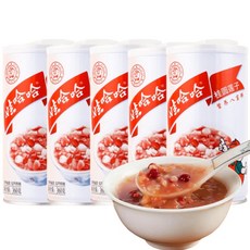 <중화국제>와하하 팔보죽 계원연자 건강죽 멸균즉석섭취식품, 360g, 5개