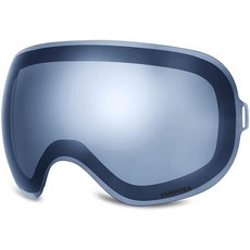 VANRORA X-Mag 스키 고글 교체용 렌즈 투명 렌즈 70096, Revo 실버 코팅이 된 Vlt 11% 그레이 렌즈