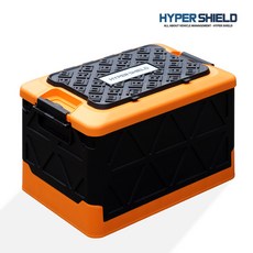 하이퍼쉴드 2단 세차박스 폴딩박스 트렁크 정리함, 그린, 그린