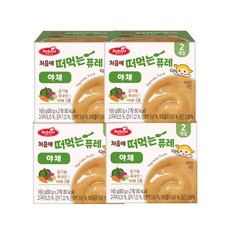 베베스트 처음에 떠먹는 퓨레, 야채, 160g, 4개