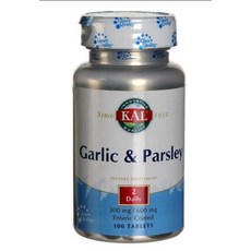 KAL 大蒜和歐芹 300mg 600mg 片劑, 1個, 100 件