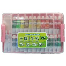 雄獅 王樣 25色不透明水彩, 一盒入, 25色
