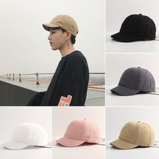 미니 볼캡모자 ELM-030 모자 볼캡야구 똑템 야구 여자 남자 스포츠 가을 여행 여학생, 단일, 블랙