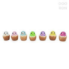 두론샵 병아리 야광 피규어 컬러 장식품 깜찍한