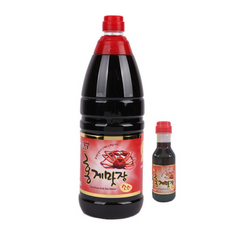 홍일식품 홍게간장 홍게맛장소스 추가증정, 1개, 1.8L