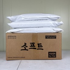 소프트 고양이모래 18kg 정직한 벤토나이트모래, 무향, 3팩, 6kg