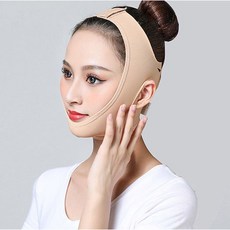 여성 조절 미용 턱밴드 관리 얼굴 형 브이라인밴드 턱선, 1개