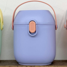 하이몽 파스텔 간식통 강아지 사료통, 보라