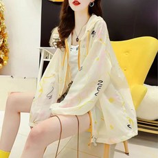 슬림소녀 여성 봄여름 패션 초경량 바람막이 자켓 루즈핏 캐주얼 후드 코트