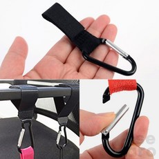 누세라 벨크로 카라비너 열쇠걸이, 블랙