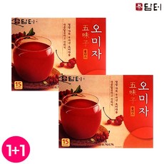 다봄 담터 정성가득 우려낸 상큼달콤 오미자 플러스15T, 18g, 15