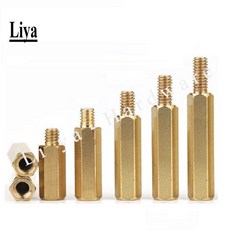 오래 지속되는 황동 스탠드오프 스페이서 M3 xL 수 3mm 4mm 6mm 8mm 100, M3 Thread 6mm, 15mm