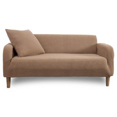 고탄력 스판 쇼파커버 1인용 2인용 3인용 4인용 5인용 카우치 특대형, 브라운, 1개