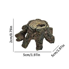 레진 물고기 은신처 동물 햇빛욕처 애호가 애완동물 서식지, 1개