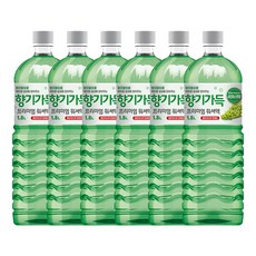 향기나는 에탄올 워셔액 1.8L 샤인머스켓향 어는점 영하25도, 6개