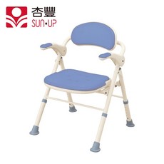 日本 安壽 TS型 可收摺大洗澡椅 可調高低 沐浴椅 紅 藍, 藍色, 1個