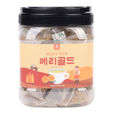 [미세플라스틱 없는 생분해필터] 미담식품 메리골드 차 삼각티백, 1개, 100개입, 500mg