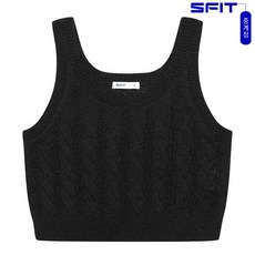 에스핏 중계점 25년 봄 이월상품 대전 #주니어 #여아 니트 뷔스티에 베스트 (블랙) 블라우스와 레이어드하기 좋은 가볍고 편안한 핏감의 니트 조끼 베스트