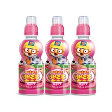 팔도 뽀로로 캐릭터 음료 복숭아맛, 235ml, 12개
